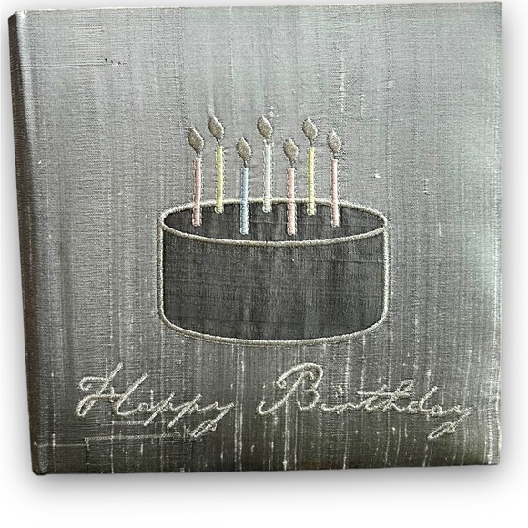 HAPPY BIRTHDAY GIFT CAKE BOOK BIRTHDAY SCARPBOOK ALBUM NOTEBOOK PHOTO JOURNAL - Picture 10 of 10